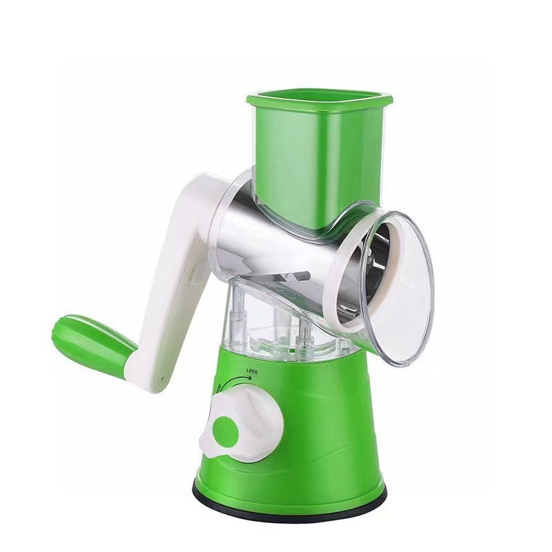 KITCHEN ROLLER VEGETABLE SLICER VERTICAL VEGETABLE CUTTER ROTARY GRATER