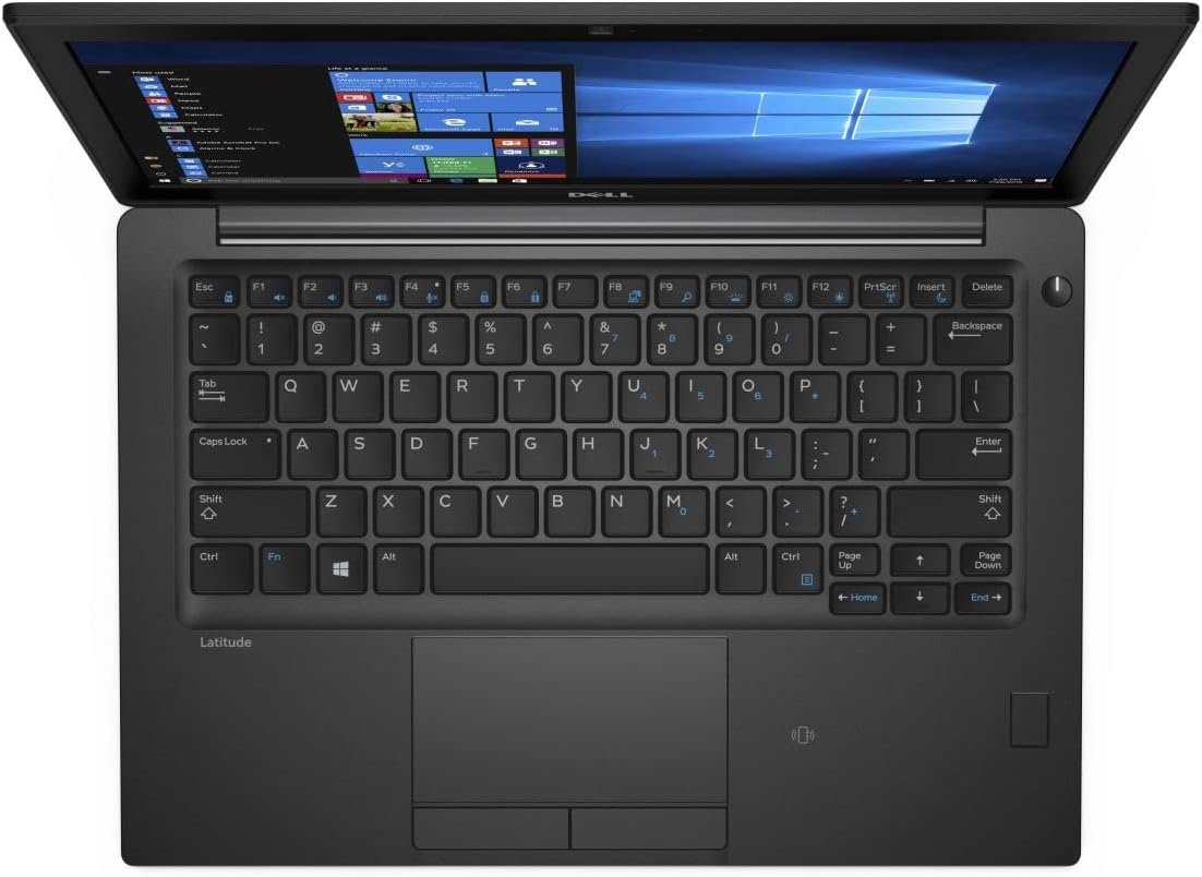 Dell Latitude 7280 Business Notebook Laptop (Renewed, Intel Core i5-6th Generation CPU,8GB RAM,256GB SSD,12.5in Display)