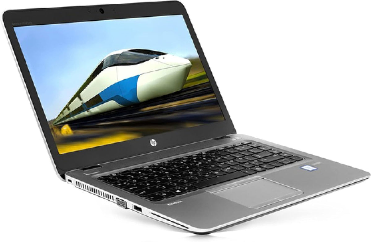 HP EliteBook 840 G3 Intel Core i5 6th Generation 8GB DDR4 RAM 256GB SSD 14" Screen FHD Windows 10 Pro 64-Bit Silver Laptop (Renewed) With 15 days itsizer golden warranty