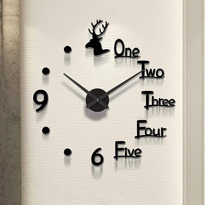 FAIRYTALE CLOCK Acrylic DIY 3D Wall Clock, wall decorations