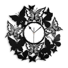 BUTTERFLY ACRALIC WALL DECORATION CLOCK