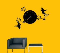 Birds on Branches DIY 3D Wall Clock (M)