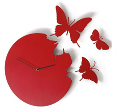 Butterflies Acrylic Wall Clock(Small)