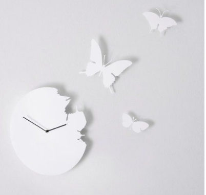 Butterflies Acrylic Wall Clock(Small)