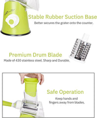 Vegetable Slicer Drum Grater