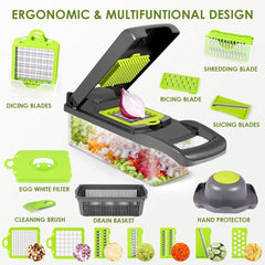 14 in 1 Multifunctional Vegetable Chopper